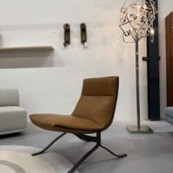 Juno Fauteuil Loxton leer Cave