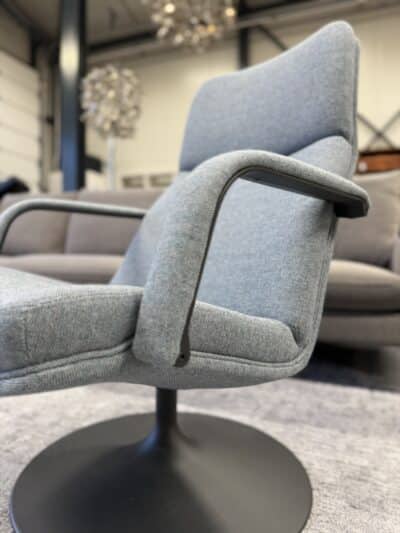 F156 fauteuil stof draai stoel - afbeelding 4