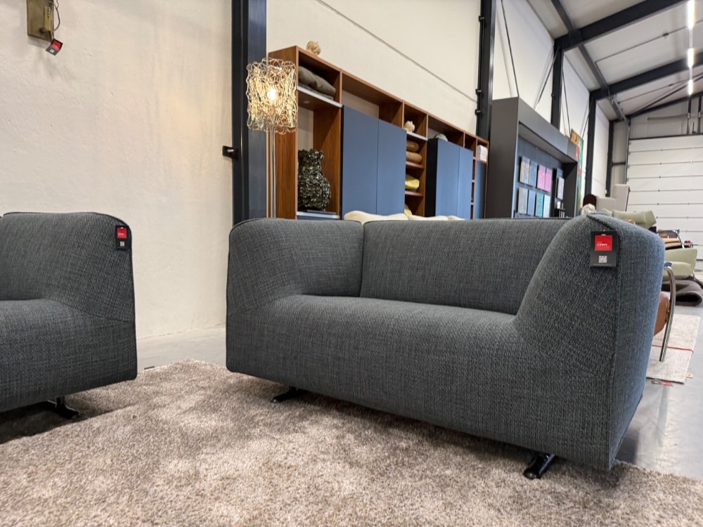 Nieuw pode marv loveseat migo stof grijs 150