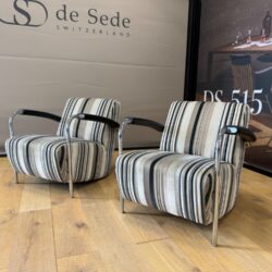 2 Leolux Scylla Fauteuil stof design stoel