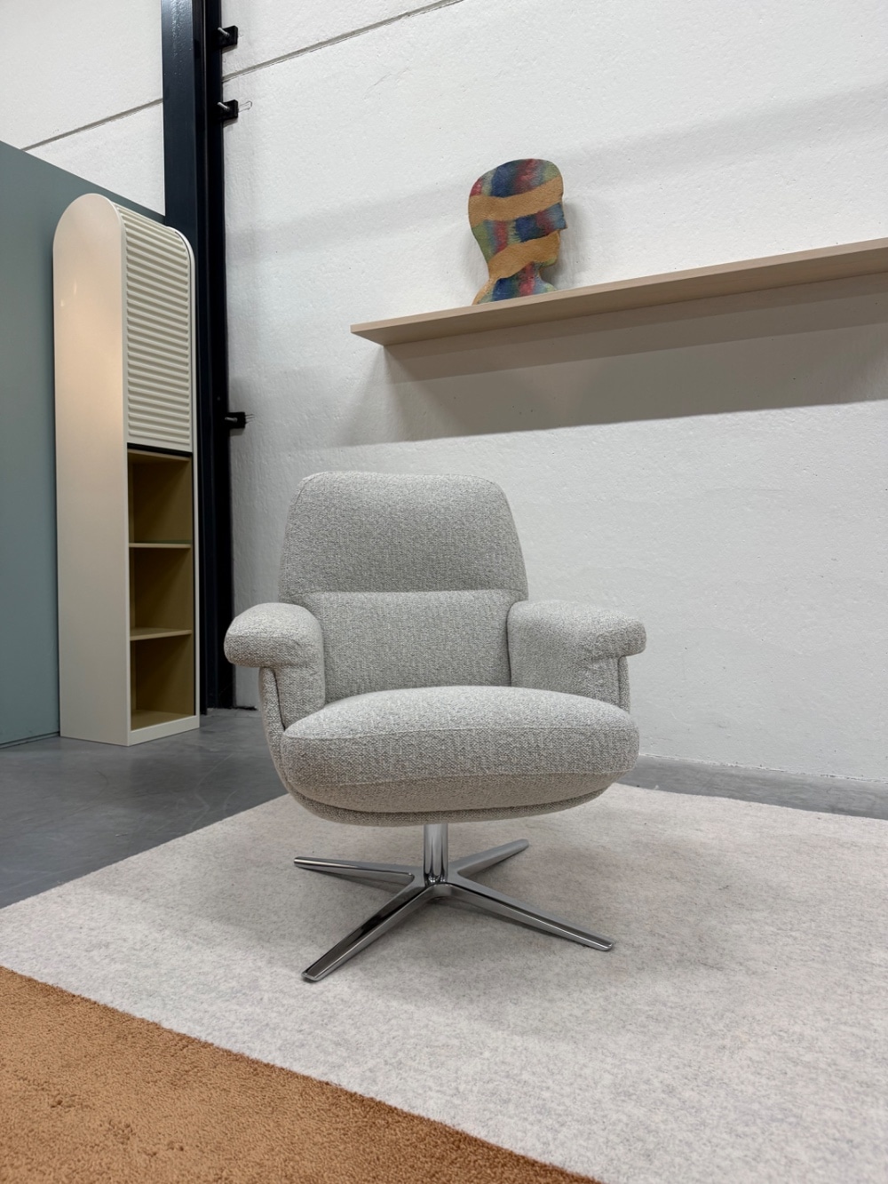 Nieuw leolux evidence entro one basic draai fauteuil varese stof