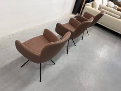 Madison eetkamerstoelen stof leer - afbeelding 9