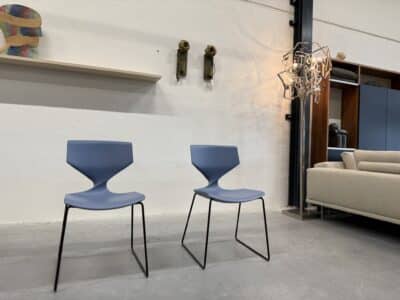 Quo 910 stoelen blauw