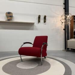5470 Fauteuil Vidar Stof Rood