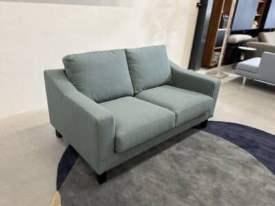 2 x leolux antonia bank 2 zits blauw stof - afbeelding 2