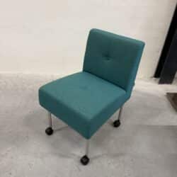 7714 Knopenstoel Stof Groen
