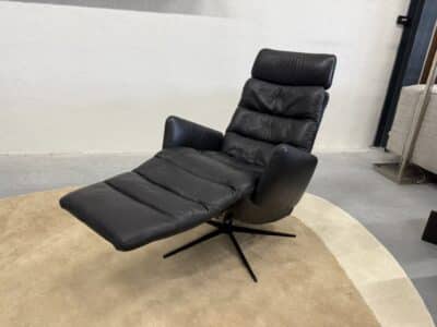 Arva e lounge relax fauteuil zwart - afbeelding 13