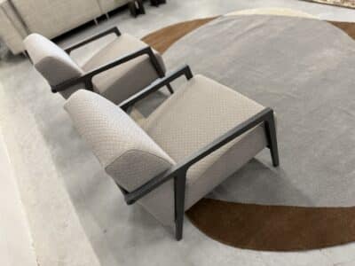 2 showmodel splinter fauteuils stof - afbeelding 7