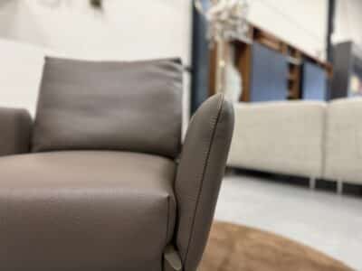 Enna fauteuil senso walnut leer - afbeelding 4
