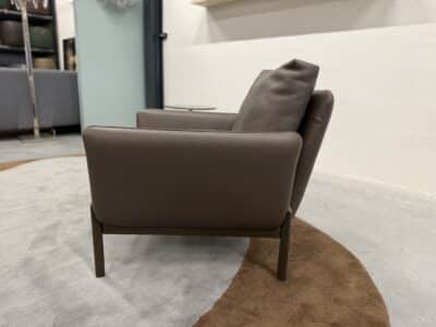 Enna fauteuil senso walnut leer - afbeelding 5