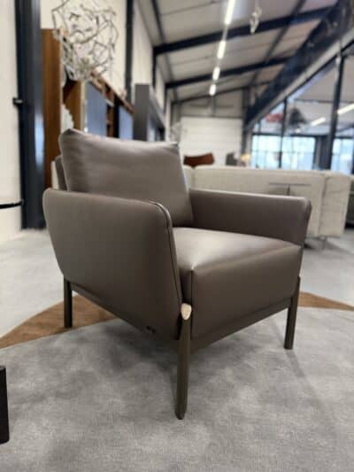 Enna fauteuil senso walnut leer - afbeelding 7