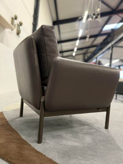 Enna fauteuil senso walnut leer - afbeelding 8