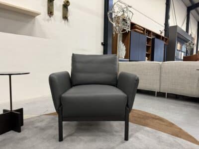 Enna fauteuil raffino shark leer - afbeelding 2