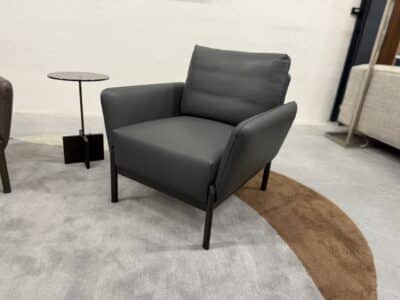 Enna fauteuil raffino shark leer