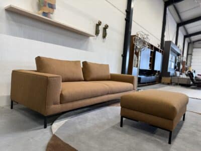 Aikon lounge bank 4 zits milton rust - afbeelding 9