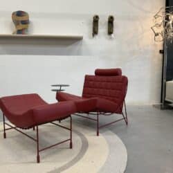 Volare Fauteuil rood leer
