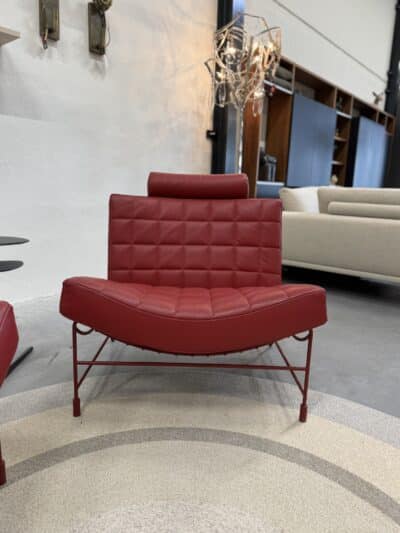 Volare fauteuil rood leer - afbeelding 6