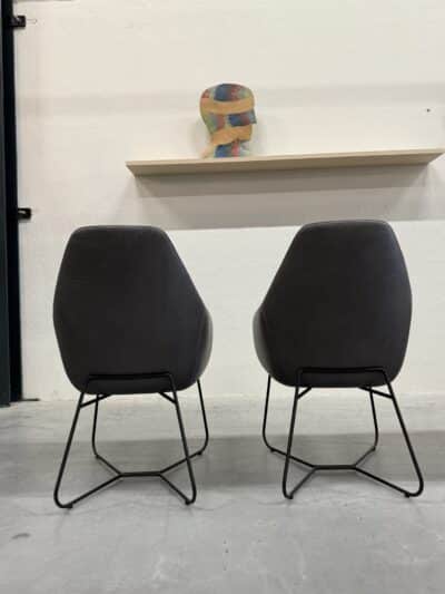 4 vico lazy eetkamerstoelen country leer - afbeelding 9