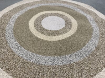 Vloerkleed rond d160 wol - afbeelding 4