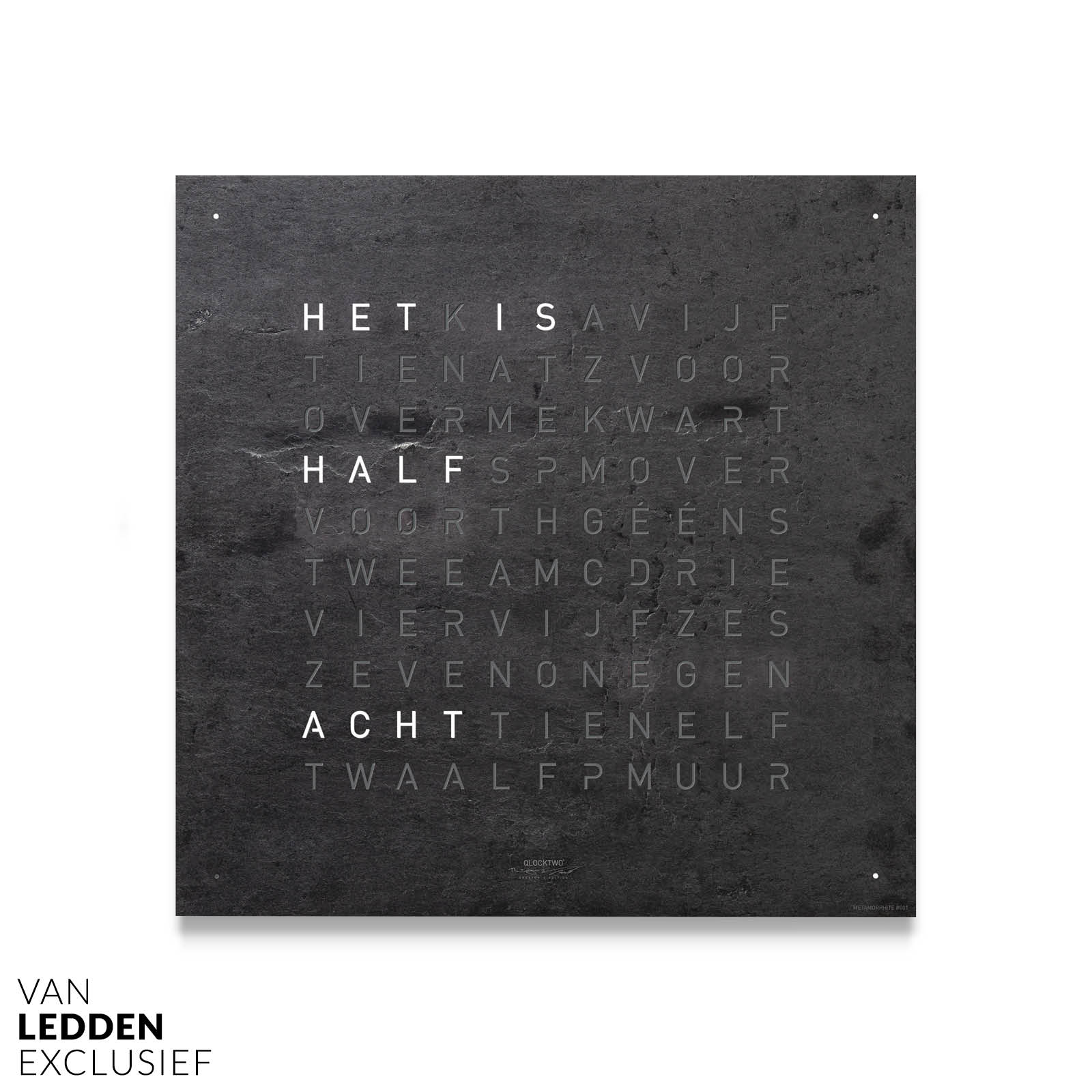 Van ledden exclusief - vanledden qlocktwo classic17 min