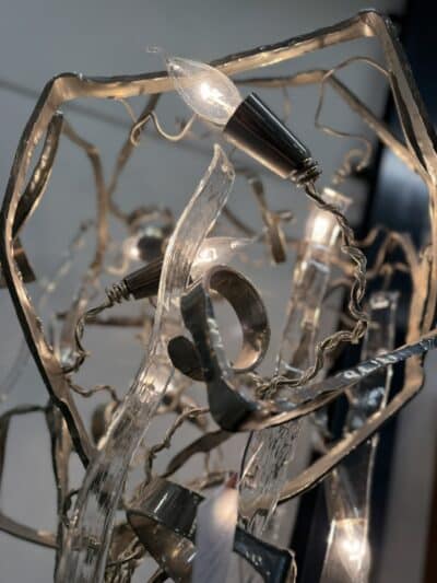 Delphinium vloerlamp nikkel - afbeelding 3