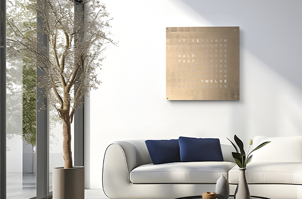 Van ledden exclusief - qlocktwo earth universe6